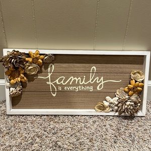 Wood Flower Wall Decor